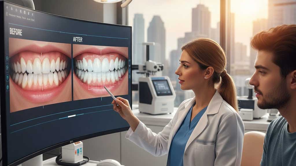 طراحی و اصلاح لبخند به روش دیجیتال در شیراز