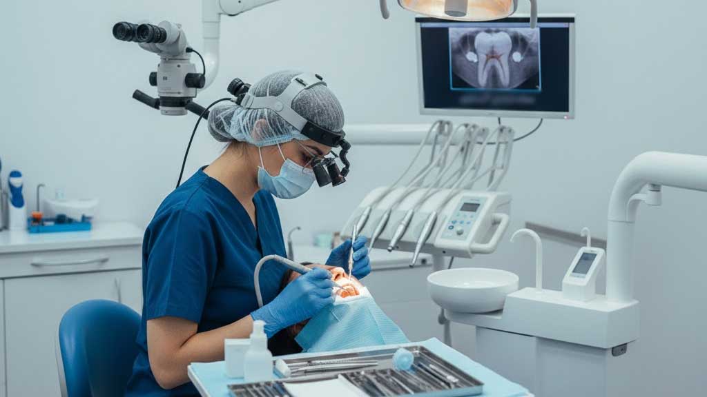 درمان ریشه دندان در صدرا