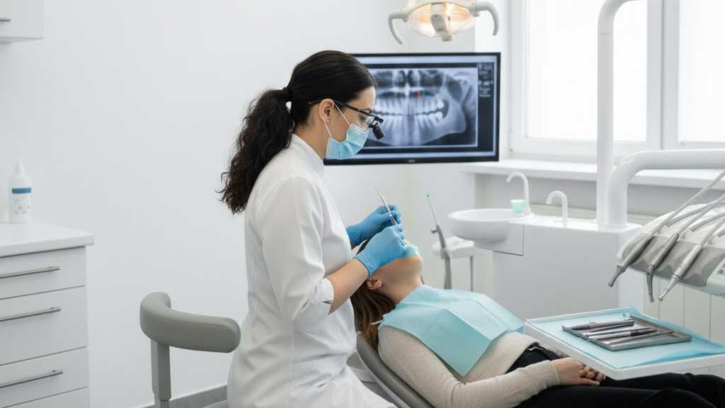 عصب کشی دندان در صدرا