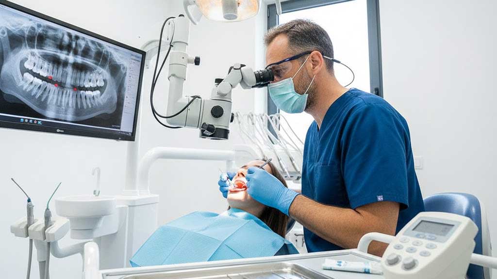 عصب کشی دندان در صدرا