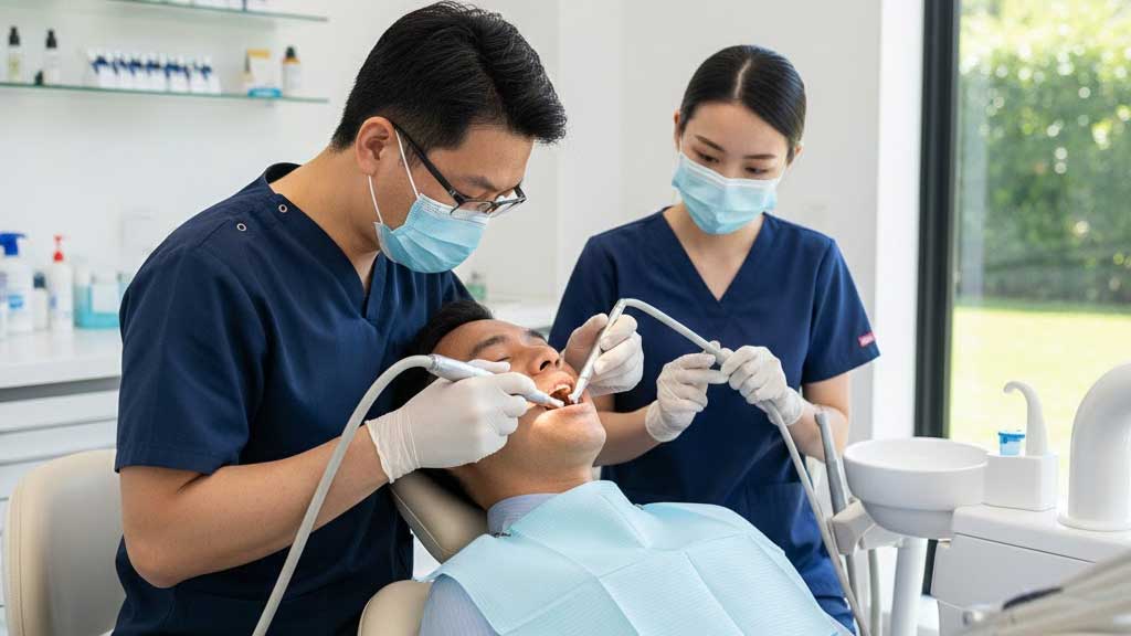 پر کردن دندان در صدرا